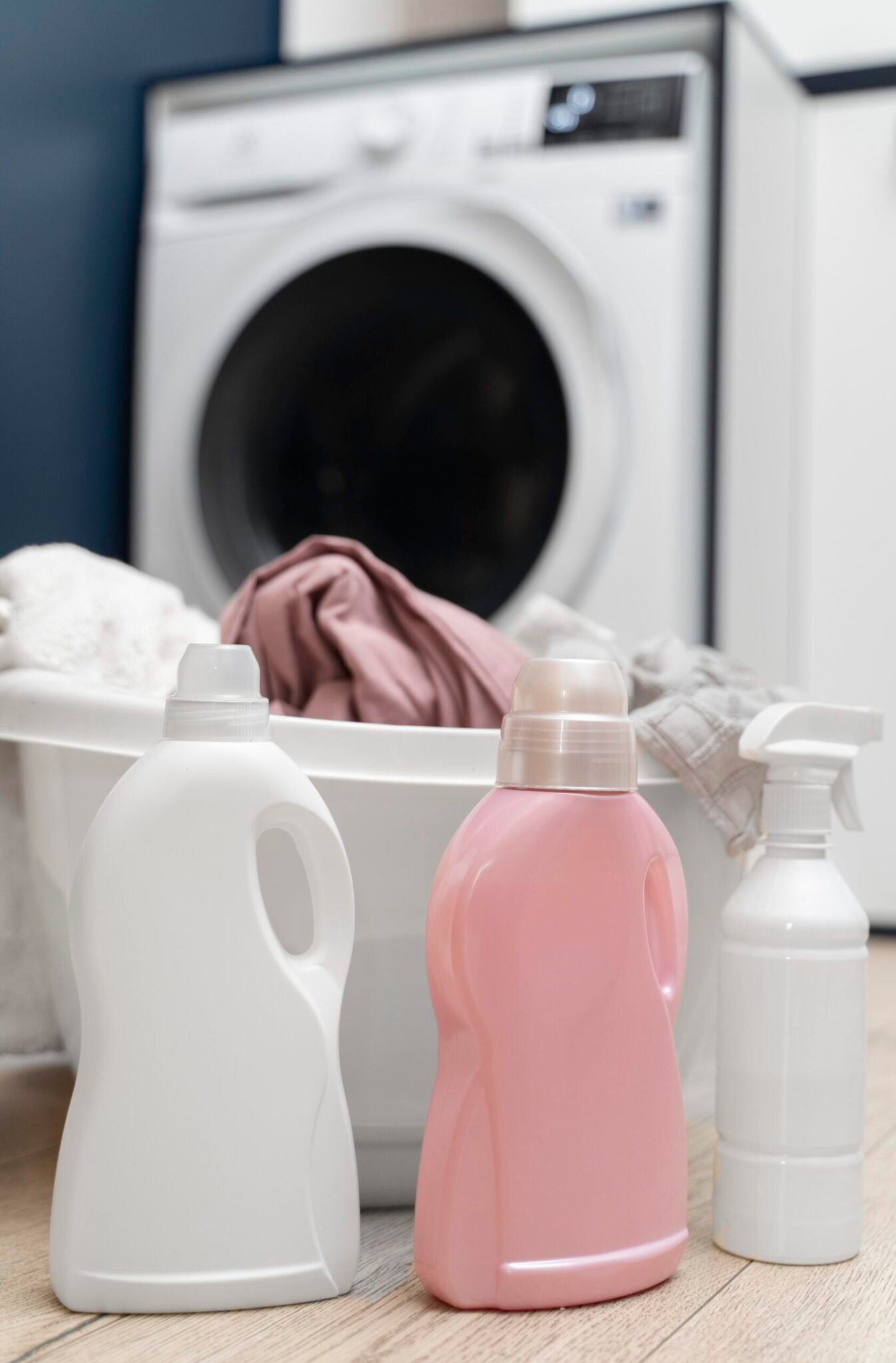 arrangement-clothes-basket-washing-room