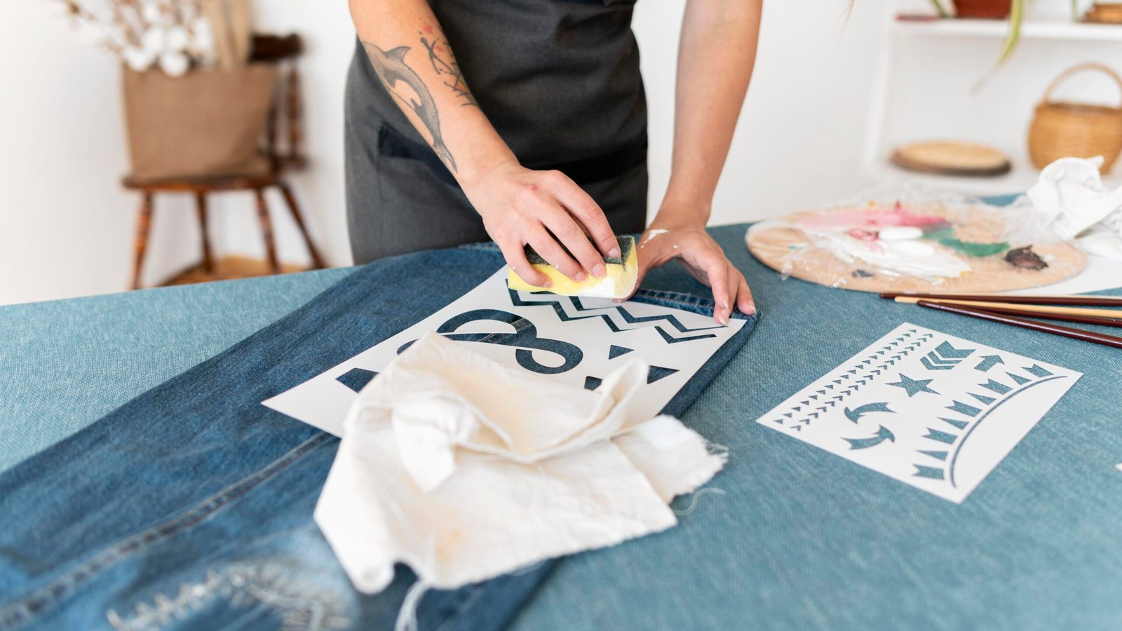 close-up-hand-painting-with-sponge